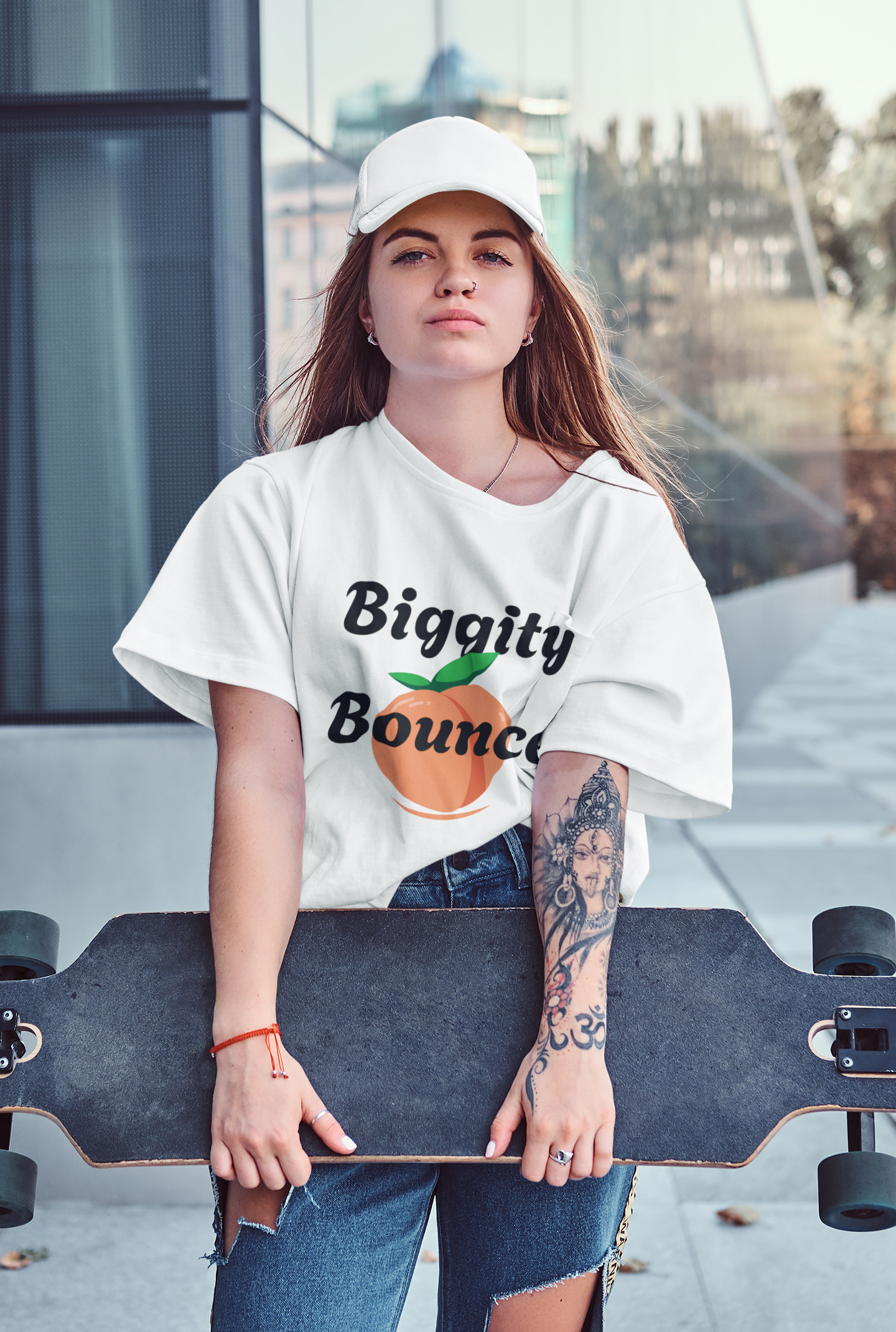 Fruit Peach Graphic Tee Shirt