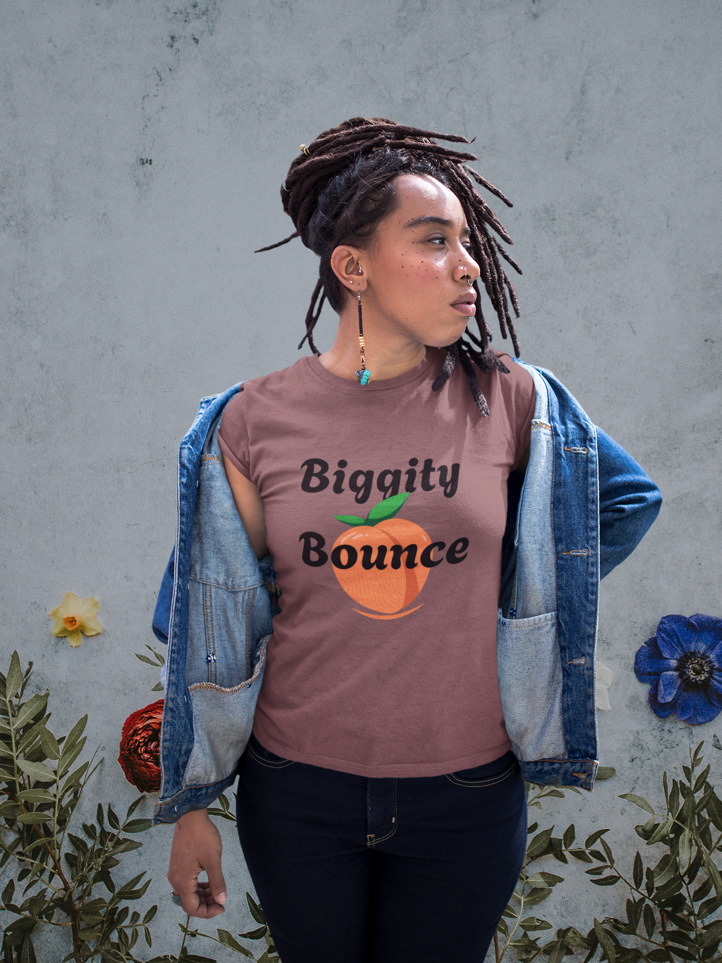 Fruit Peach Graphic Tee Shirt