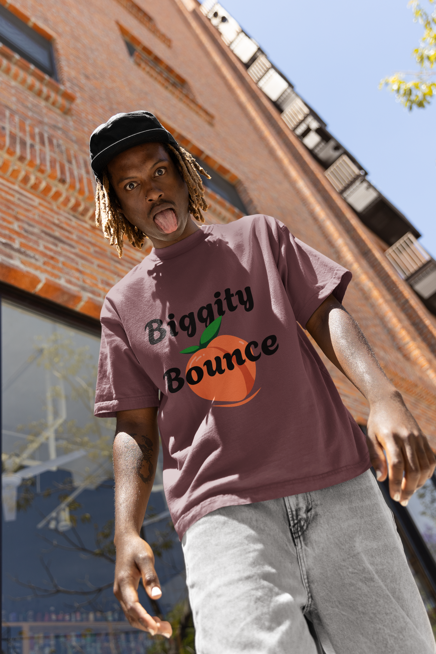 Fruit Peach Graphic Tee Shirt